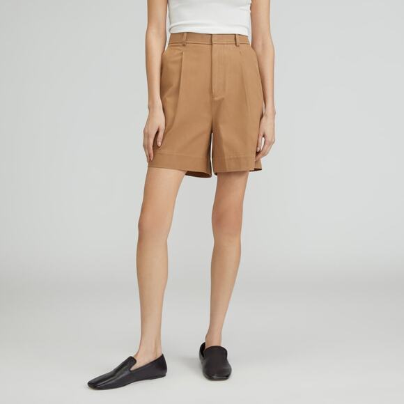 Everlane 'The Tencel Way' Brown High Drape Short Size 10